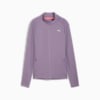 เสื้อผู้หญิงผ้าริบปิดซิปตลอดตัว Run For Her, Pale Plum, small-THA