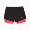 Quần short 2 trong 1 RUN FAV Velocity Nữ, PUMA Black-Sunset Glow, small-VNM