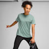 CLOUDSPUN Women's Tee, Green Moon Heather, small-AUS