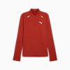 PUMA RUN CLOUDSPUN Quarter-Zip Men's Top, Mars Red, small-AUS