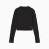 INTERGALACTIC Long Sleeve Crop Top Women, PUMA Black, small-IDN