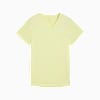 Playera de cuello en V para mujer TAD ESSENTIALS, Gold Moon, small