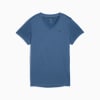 Playera de cuello en V para mujer TAD ESSENTIALS, Dark Indigo, small