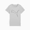 Train All Day Essentials Women's Heather Logo Tee, Light Gray Heather, small-AUS