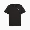 TAD ESSENTIALS Einfarbiges T-Shirt mit Cat Logo Herren, PUMA Black, small