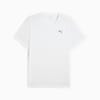 TAD ESSENTIALS Einfarbiges T-Shirt mit Cat Logo Herren, PUMA White, small