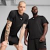 Train All Day Essentials Men's Heather Cat Tee, PUMA Black Heather, small-AUS