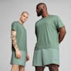 TAD ESSENTIALS Heather Cat Tee Men, Green Moon Heather, small-SEA