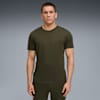TRAIN ALL DAY TECH Triblend Men's Tee, Dark Olive, small-AUS