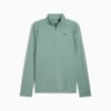 TAD TECH Fabric Mix 1/4 Zip Men, Green Moon, small