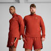 남성 러닝 클라우드스펀 1/4 집업 티셔츠<br>RUN CLOUDSPUN 1/4 ZIP, Mars Red, small-KOR