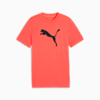 TRAIN ALL DAY ESSENTIALS Cat Logo Tee - Youth 8-16 years, Glowing Red, small-AUS