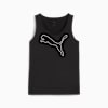 Train All Day Essentials Cat Logo Tank Top - Youth 8-16 years, Puma Black, small-AUS