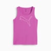 Train All Day Essentials Cat Logo Tank Top - Youth 8-16 years, Pure Magenta, small-AUS