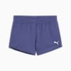 Train All Day ESS Woven Youth Shorts, Blue Crystal, small-AUS