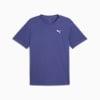 Graphics Running Faster Tee Men, Blue Crystal, small-SEA