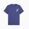 GRAPHICS Slogan Running Tee Men, Blue Crystal, small-PHL