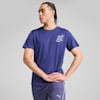 GRAPHICS Slogan Running Tee Men, Blue Crystal, small-PHL