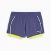 VELOCITY 2in1 3" Running Shorts Women, Blue Crystal, small