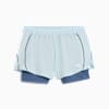 VELOCITY 2in1 3" Running Shorts Women, Sea Glass, small