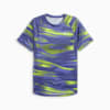 VELOCITY All-Over Print Running Tee Men, Blue Crystal, small