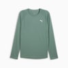 VELOCITY Long Sleeve Running Top Men, Green Moon, small