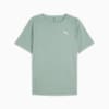 CLOUDSPUN Running Tee Men, Green Moon-Heather, small-SEA