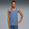 CLOUDSPUN Men's Running Tank, Dark Indigo-heather, small-AUS