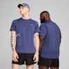 Mesh Running Graphic Tee Men, Blue Crystal, small-PHL