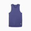 Graphic Mesh Running Singlet Men, Blue Crystal, small-SEA