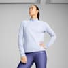 RUN VELOCITY CLOUDSPUN Quarter-Zip Top Women, Cool Weather-heather, small-SEA