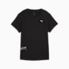 RUN GRAPHIC Mesh Tee Women, PUMA Black-Q1, small-SEA