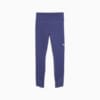 CLOUDSPUN Soft Mesh High-Waisted 7/8 Tights Women, Blue Crystal, small