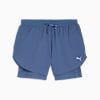 RUN ULTRAWEAVE Women's 2-in-1 4" Shorts, Dark Indigo, small-AUS