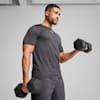 TAD TECH Seamless Men's Tee, Galactic Gray-PUMA Black-Tonal Jacquard, small-NZL