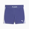 PUMA STRONG High-Waisted 4" Short Tights Women, Blue Crystal, small