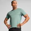 CLOUDSPUN Soft Breathable Tee Men, Green Moon Heather, small-SEA