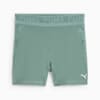 LACE High-Waisted 5" Short Tights Women, Green Moon, small