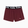PUMA STRONG 3" Knit Shorts Women, Ruby Shimmer, small