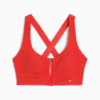 PUMA x PAMELA REIF Sport-BH mit Reißverschluss, Burnt Red, small