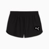 กางเกงขาสั้นผ้าทอ MASS MERCHANTS สำหรับผู้หญิง, PUMA Black, small-THA