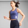 PUMA x SAYSKY Running Crop Top Women, Blue Crystal, small