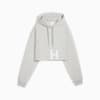 Damska gruba bluza z kapturem PUMA x HYROX, Light Gray Heather, small
