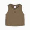 PUMA x HYROX CLOUDSPUN mouwloze top voor dames, Loden Green, small