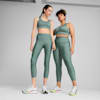 RUN ULTRAFORM Women's 7/8 Running Tights, Green Moon, small-AUS