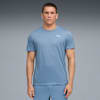 Train All Day Essentials Poly Texture Tee Men, Cool Blue, small-SEA
