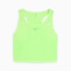PUMA x HYROX ULTRASPUN Cropped Tank Top Women, Green Glare, small-SEA