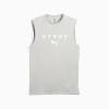 PUMA x HYROX Men's Cut-Off Tank, Light Gray Heather, small-AUS