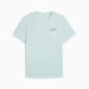 남성 그래픽 러닝 슬로건 티셔츠 <br>GRAPHICS RUNNING SLOGAN TEE M, Peaceful Blue, small-KOR