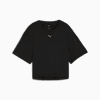 CLOUDSPUN Relaxed Tee Women, PUMA Black, small-AUS